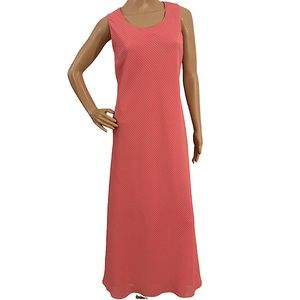 VINTAGE PLAZA SOUTH SHIFT MAXI DRESS  SZ 10